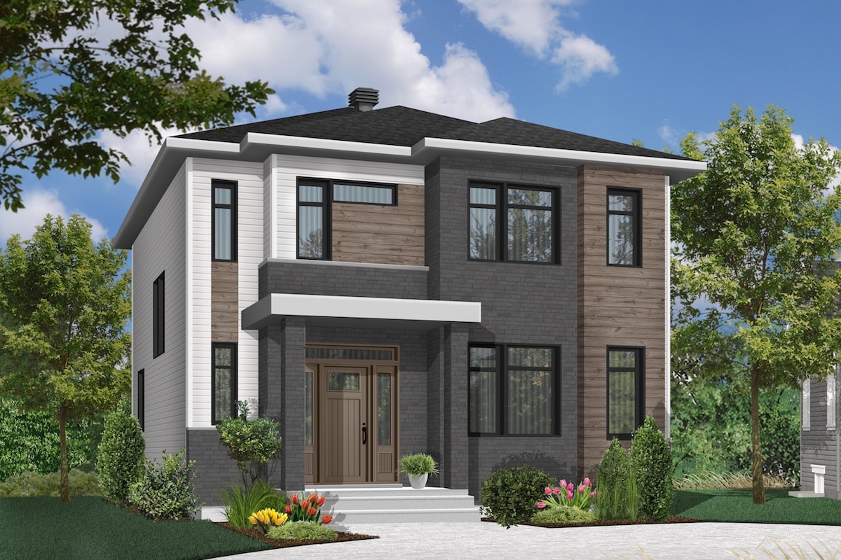 Front View of this 3-Bedroom, 1730 Sq Ft Plan - 126-1848