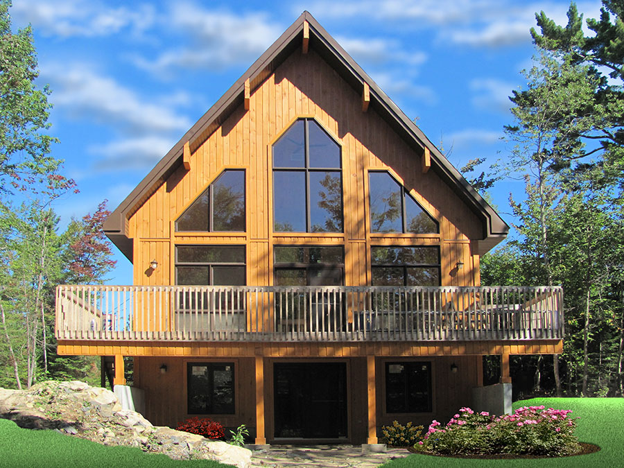 Front View of this 3-Bedroom, 1301 Sq Ft Plan - 126-1890