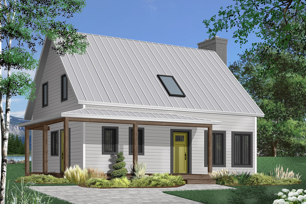 Left Side View of this 3-Bedroom, 1772 Sq Ft Plan - 126-1909