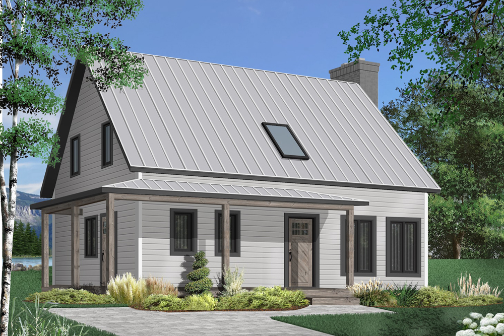 Left Side View of this 3-Bedroom, 1772 Sq Ft Plan - 126-1909