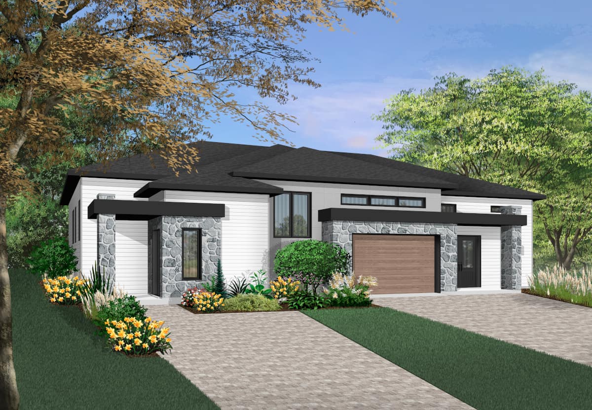 Front View of this 8-Bedroom, 4522 Sq Ft Plan - 126-1975