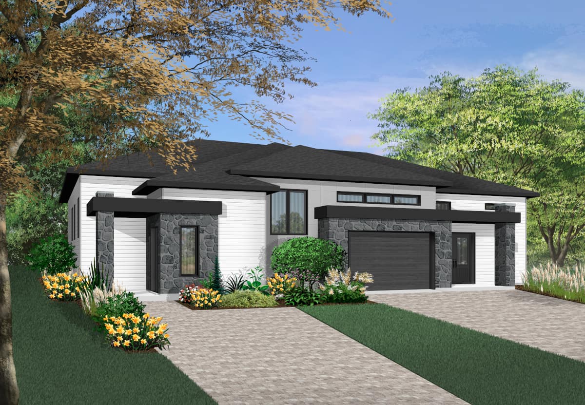 Front View of this 8-Bedroom, 4522 Sq Ft Plan - 126-1975