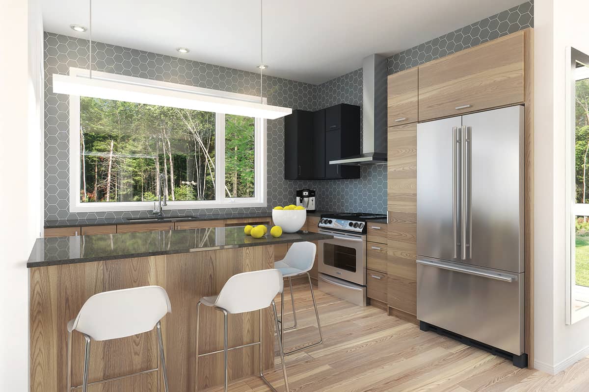 Kitchen of this 4-Bedroom, 1587 Sq Ft Plan - 126-1987