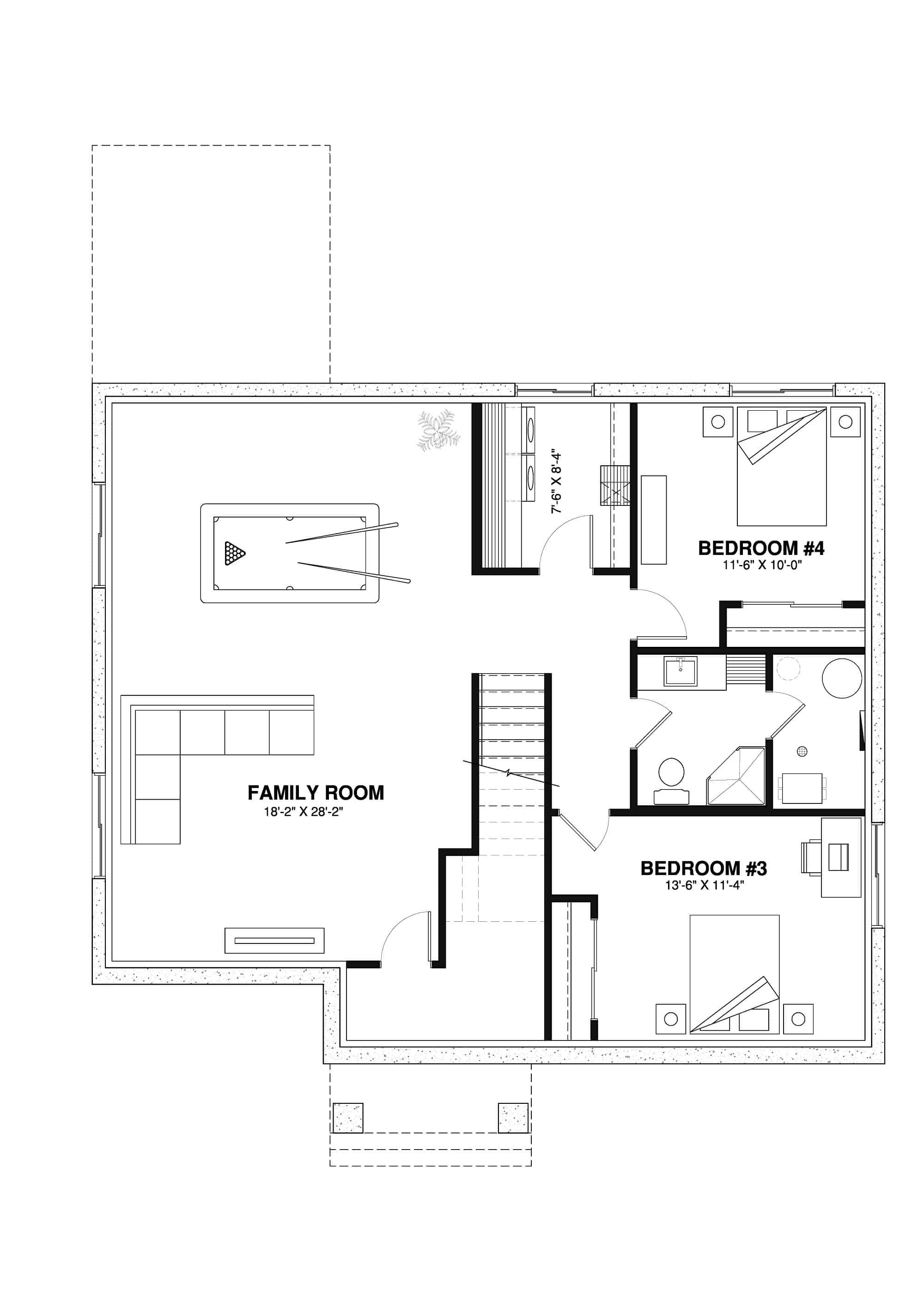 Basement of Country Plan #126-1993