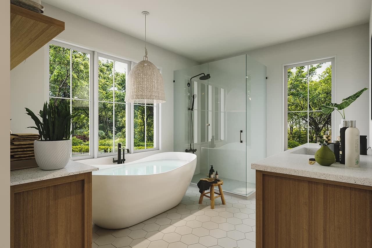 Bathroom of this 4-Bedroom, 2652 Sq Ft Plan - 126-1993