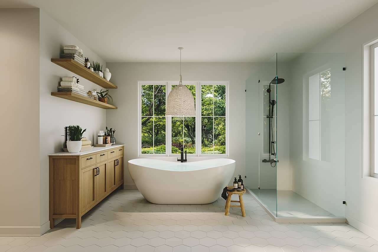 Bathroom of this 4-Bedroom, 2652 Sq Ft Plan - 126-1993