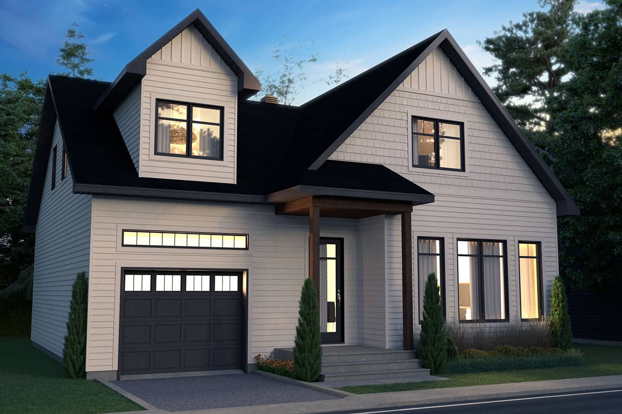 Left Side View of this 3-Bedroom, 1891 Sq Ft Plan - 126-1997