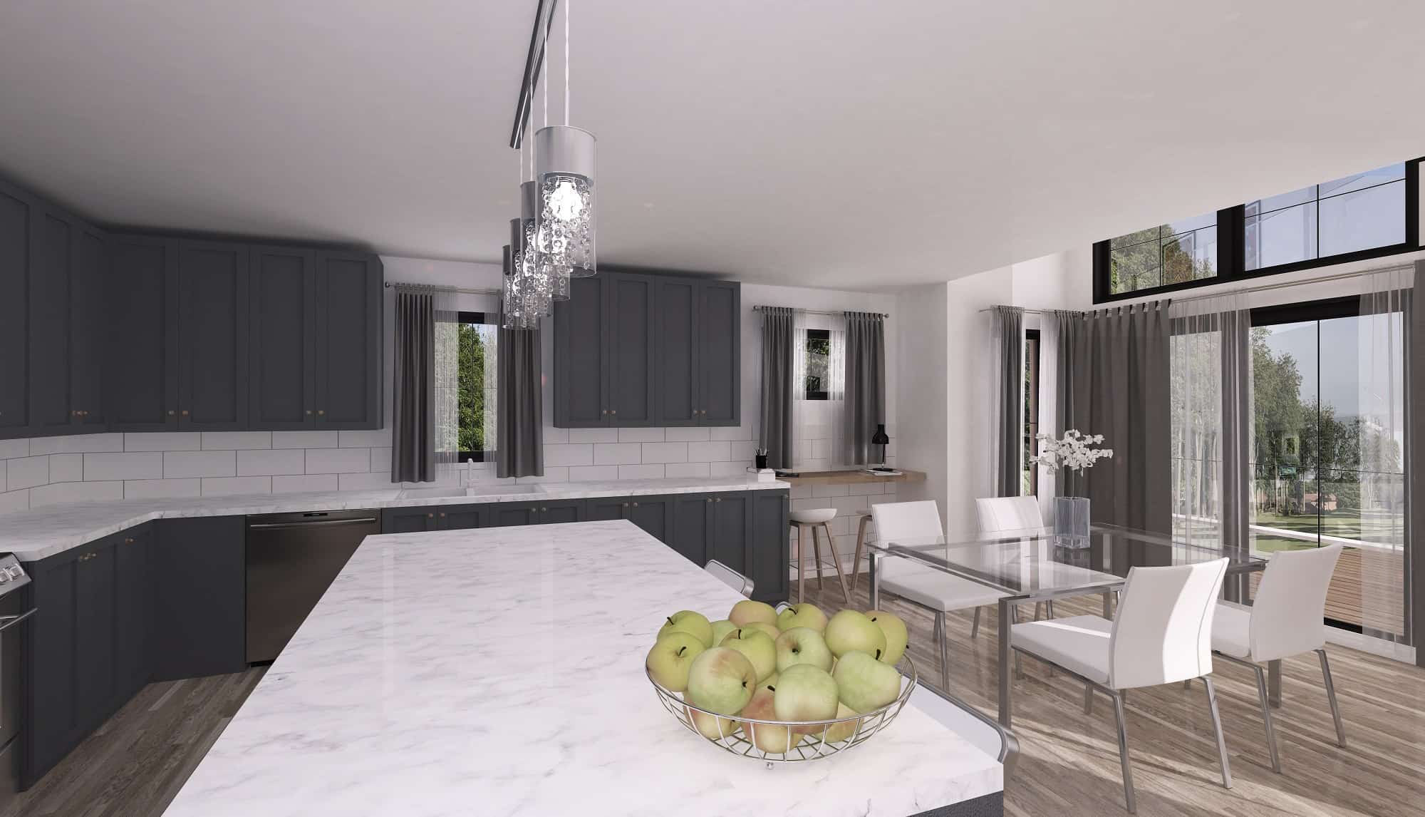 Kitchen of this 3-Bedroom, 1876 Sq Ft Plan - 126-1998