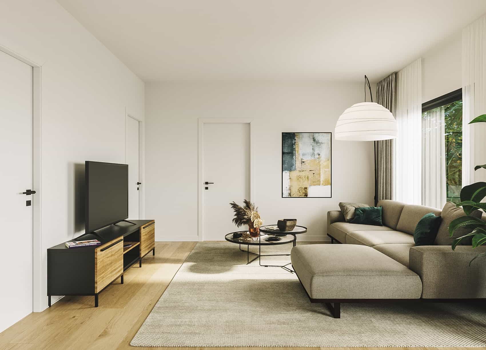 Living Room of this 2-Bedroom, 998 Sq Ft Plan - 126-2007