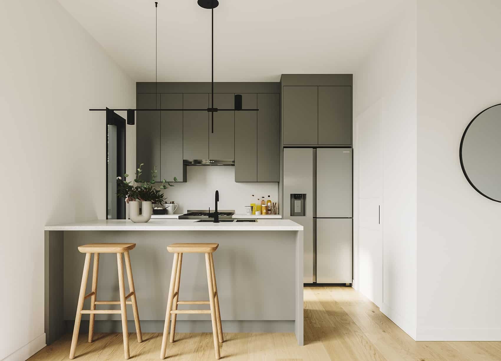 Kitchen: Breakfast Nook of this 2-Bedroom, 998 Sq Ft Plan - 126-2007