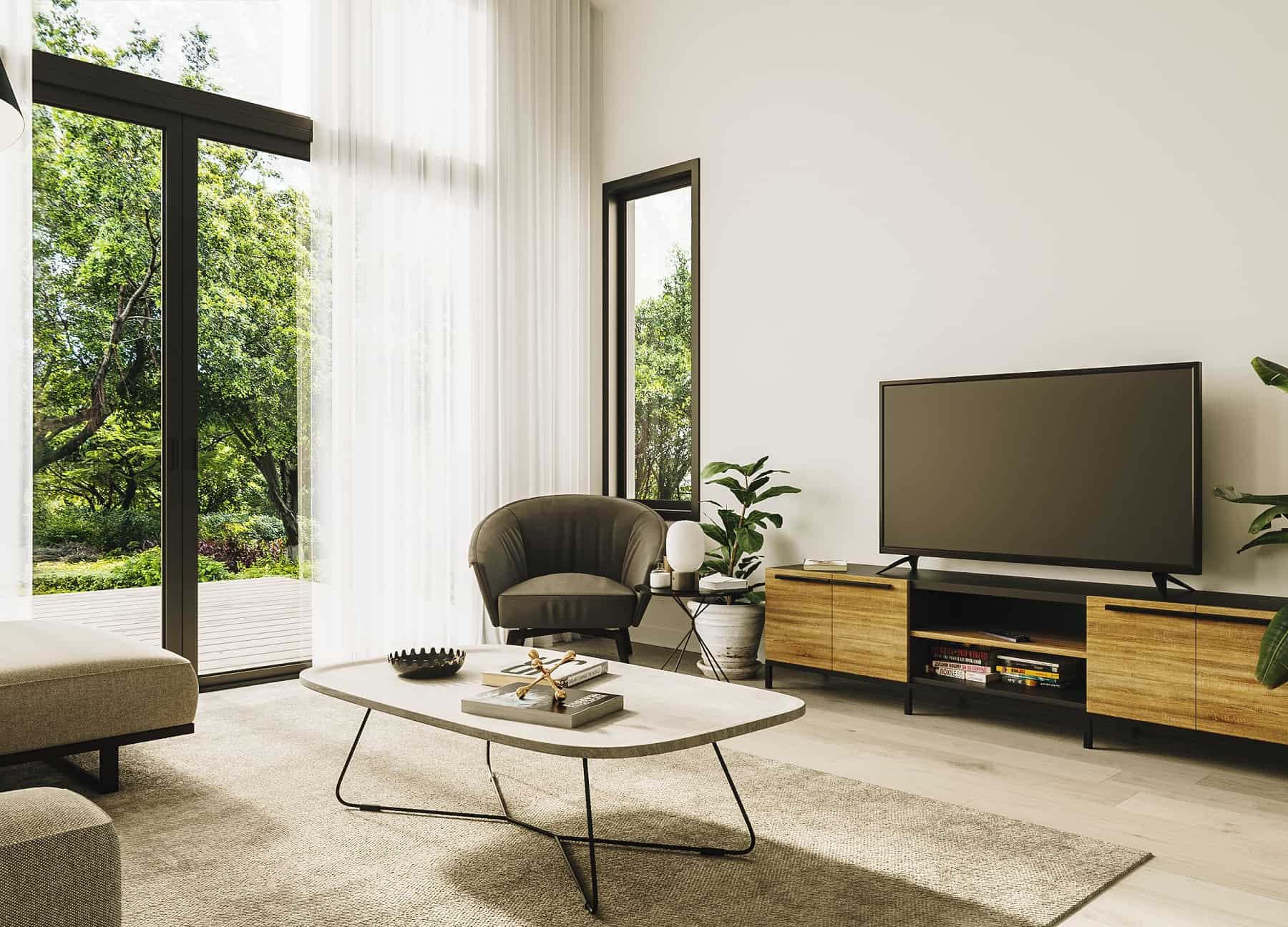 Living Room of this 2-Bedroom,1408 Sq Ft Plan -126-2008