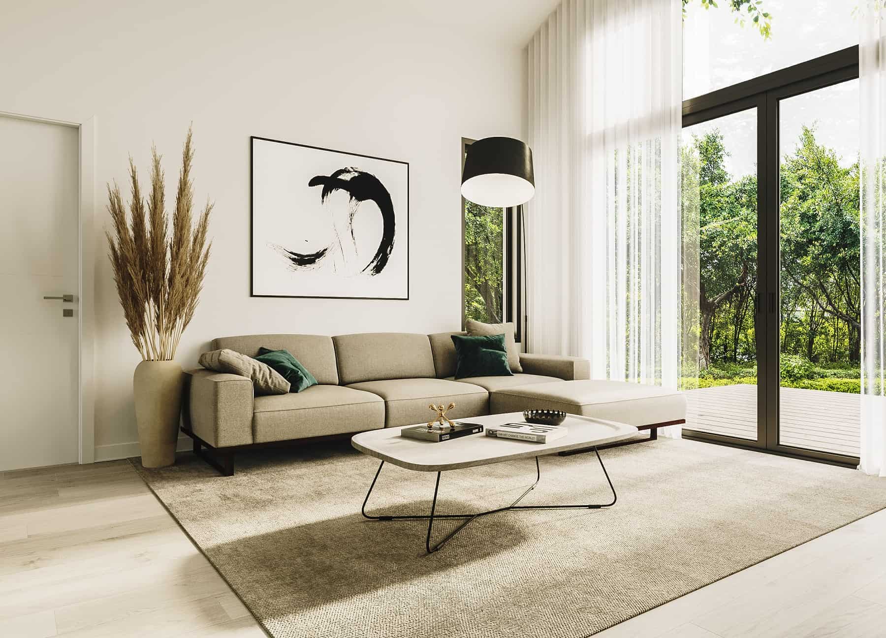 Living Room of this 2-Bedroom,1408 Sq Ft Plan -126-2008