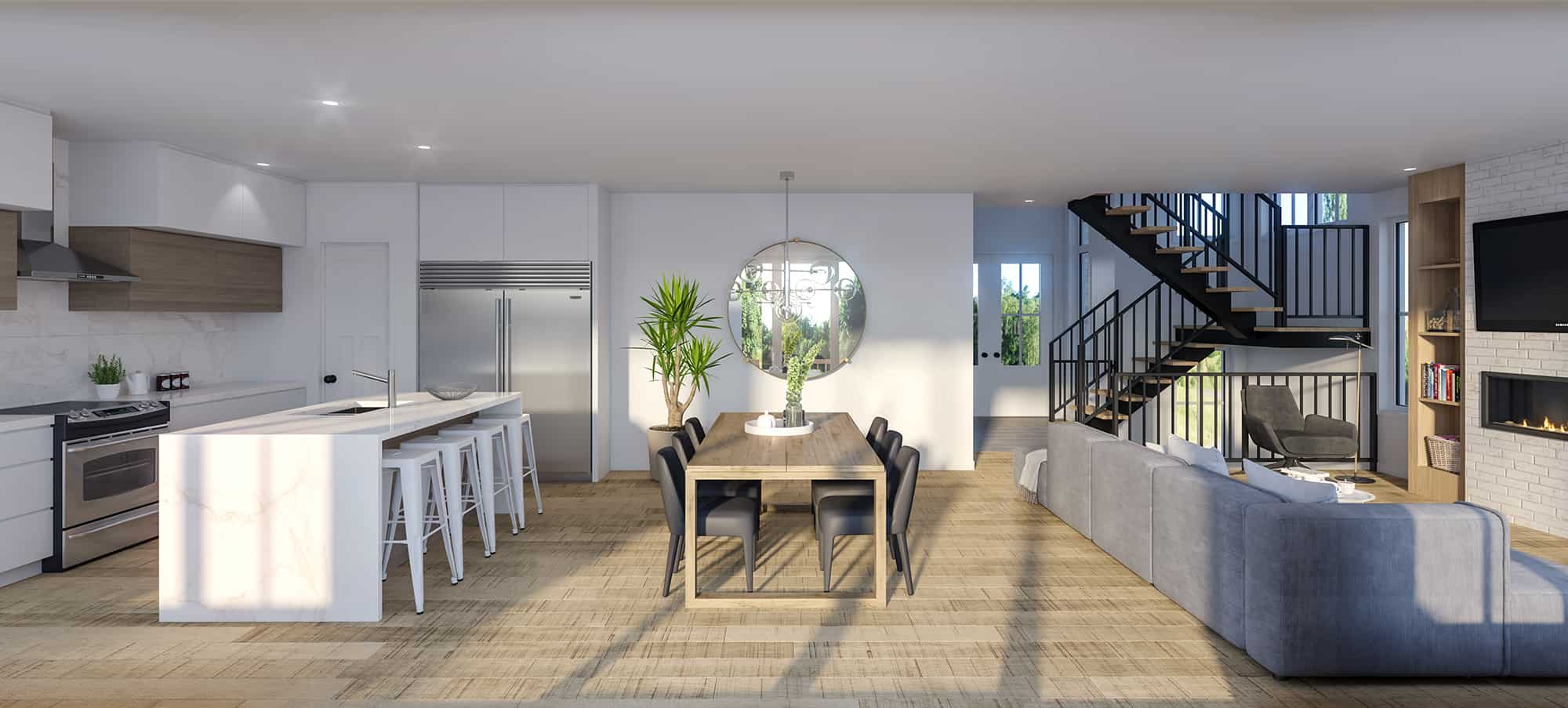 Dining Room of this 3-Bedroom, 2113 Sq Ft Plan - 126-2009