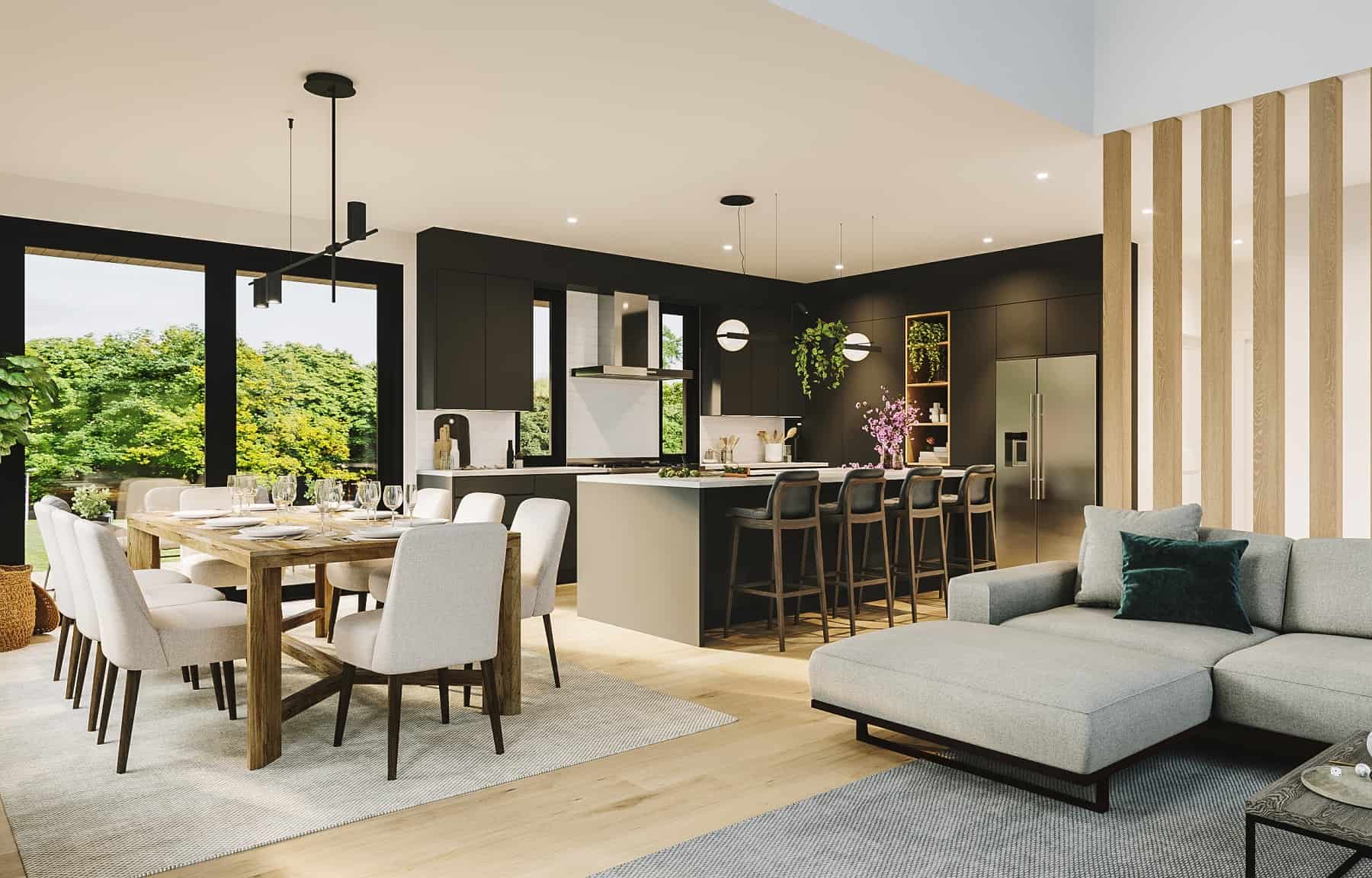 Dining Room of this 3-Bedroom, 1912 Sq Ft Plan - 126-2010