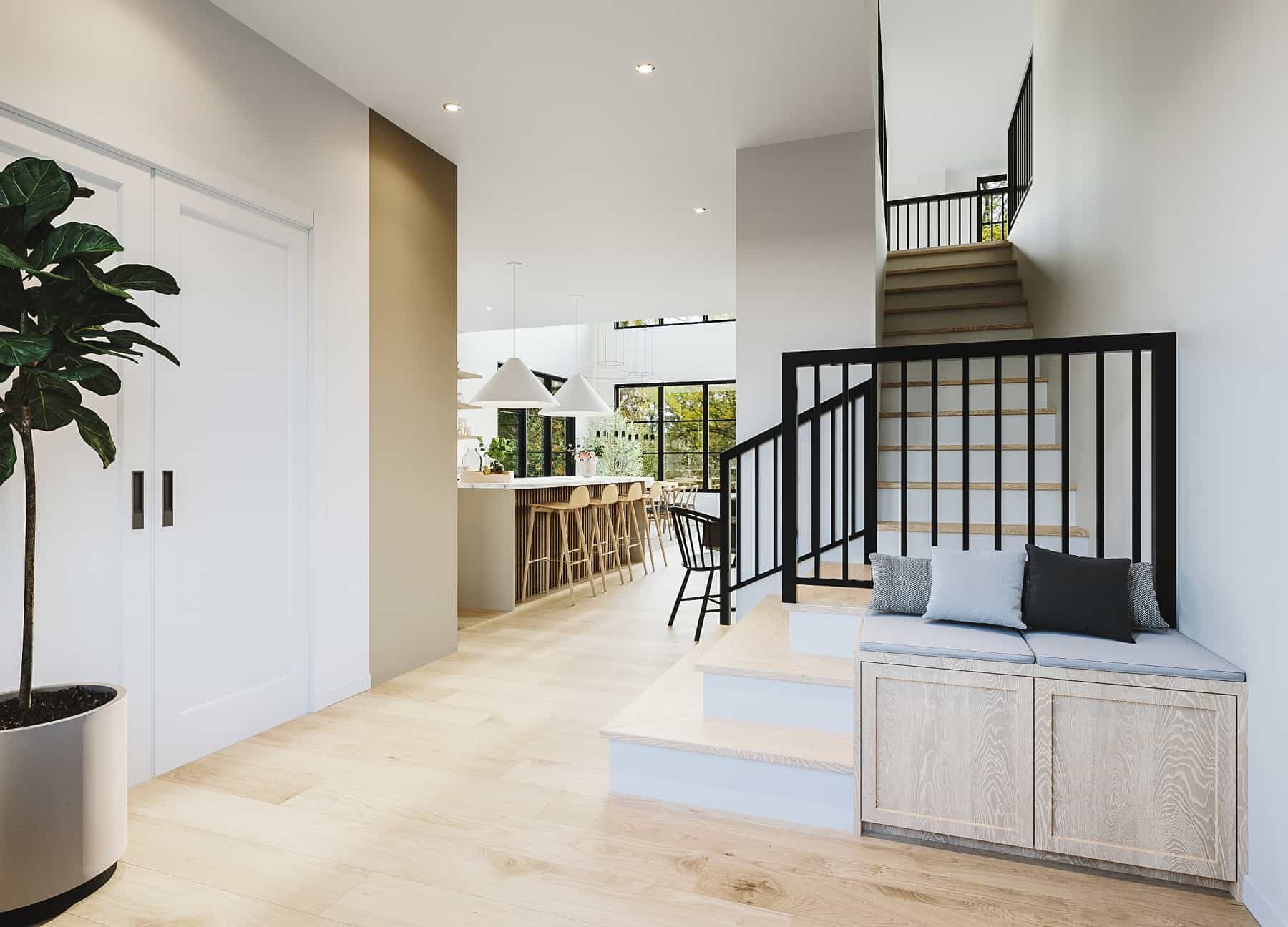 Entry Hall of this 3-Bedroom,2219 Sq Ft Plan -126-2011