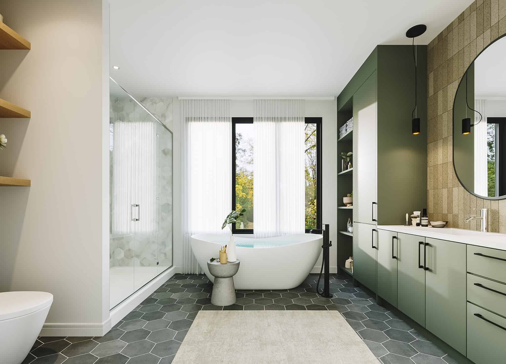 Master Bathroom of this 3-Bedroom,2324 Sq Ft Plan -126-2013