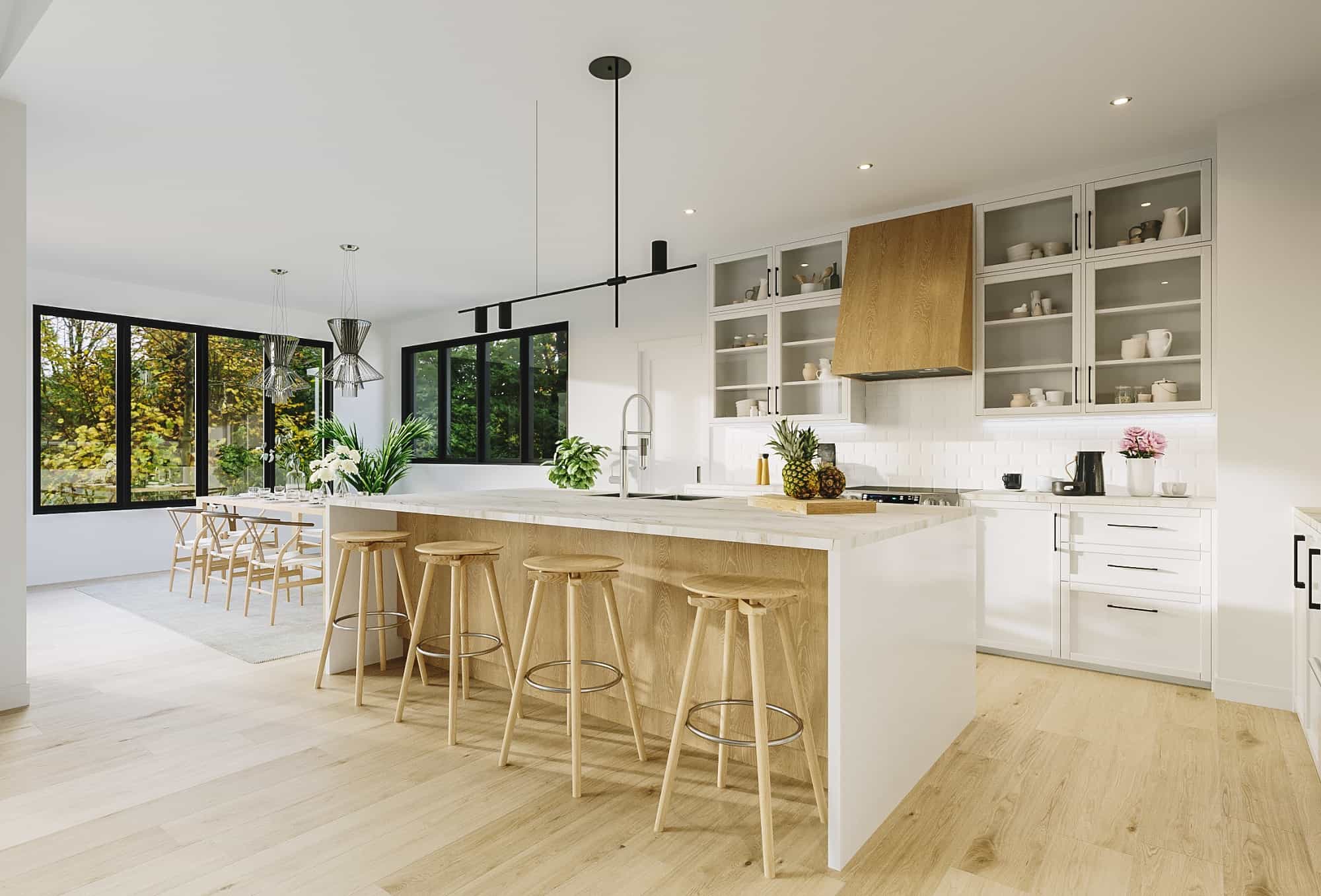 Kitchen: Breakfast Bar of this 3-Bedroom,2324 Sq Ft Plan -126-2013