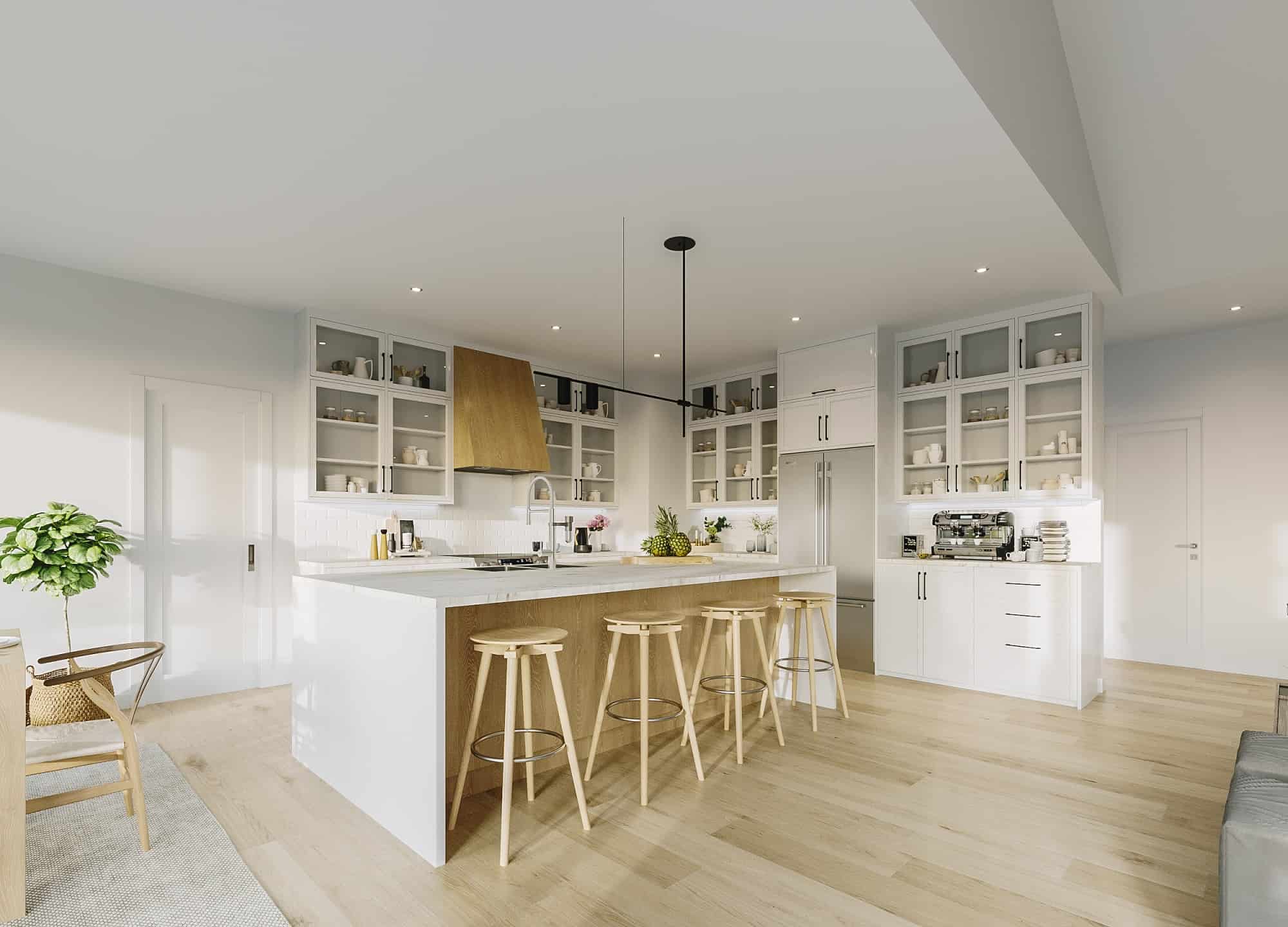 Kitchen: Breakfast Bar of this 3-Bedroom,2324 Sq Ft Plan -126-2013
