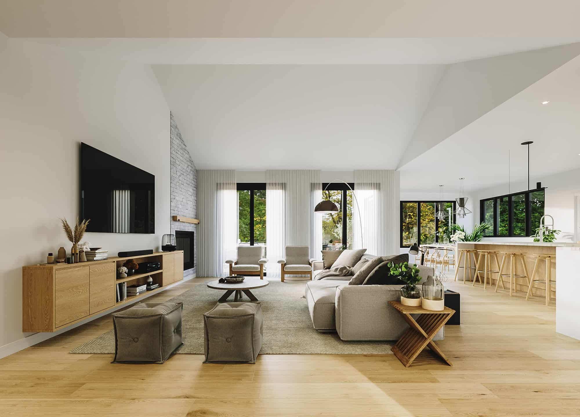 Living Room of this 3-Bedroom,2324 Sq Ft Plan -126-2013