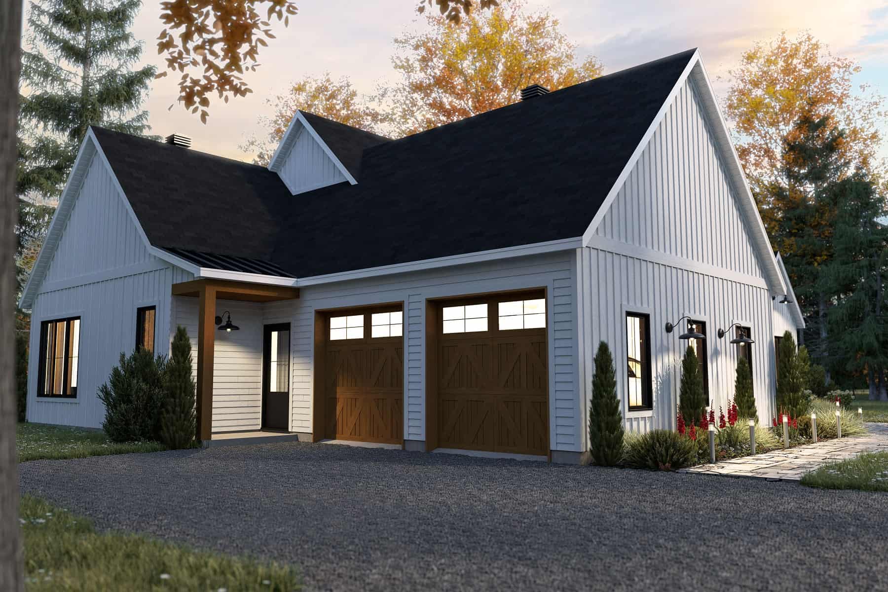 Left Side View of this 4-Bedroom, 2440 Sq Ft Plan - 126-2014