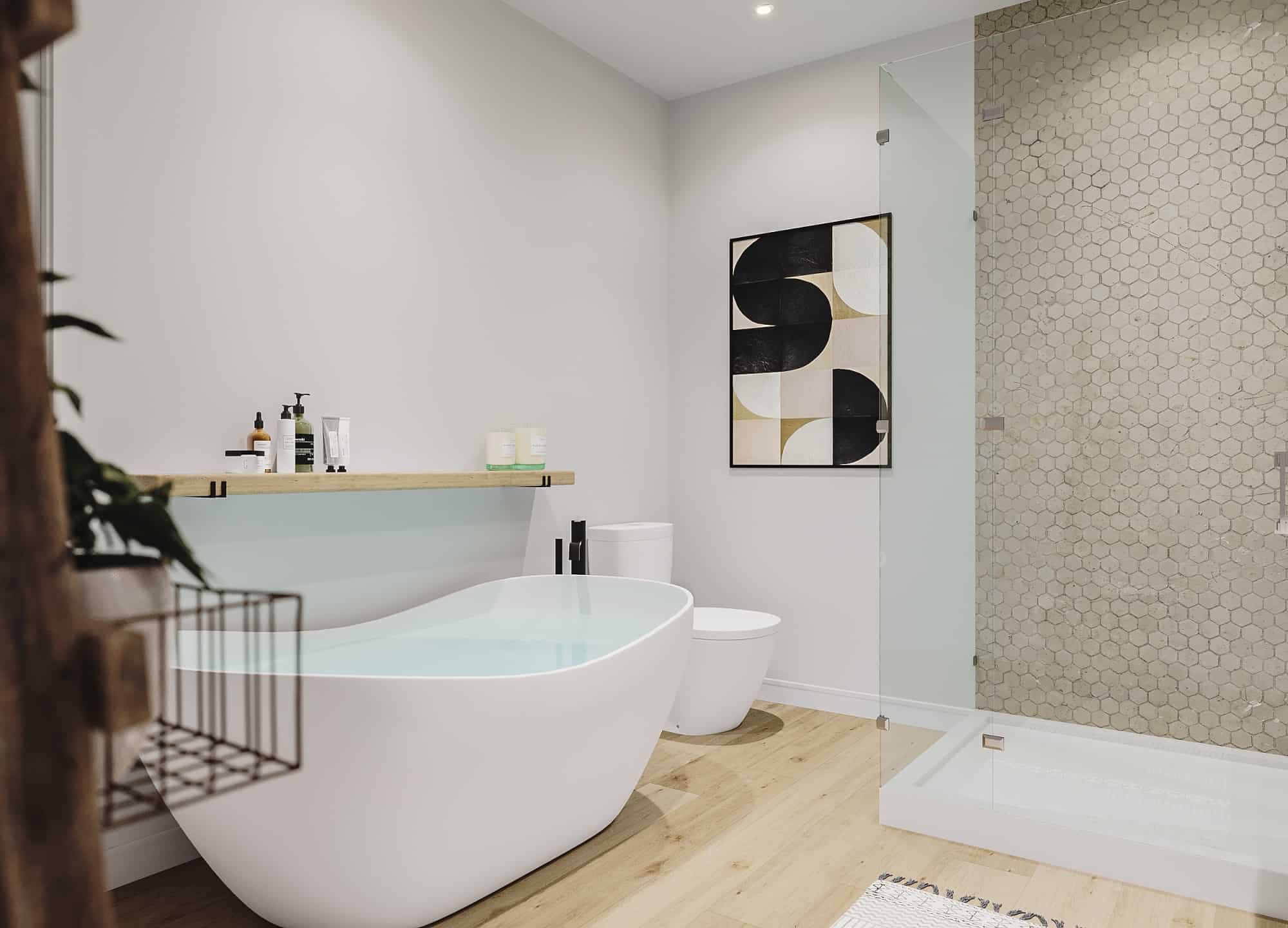 Master Bathroom: Tub of this 4-Bedroom,2440 Sq Ft Plan -126-2014