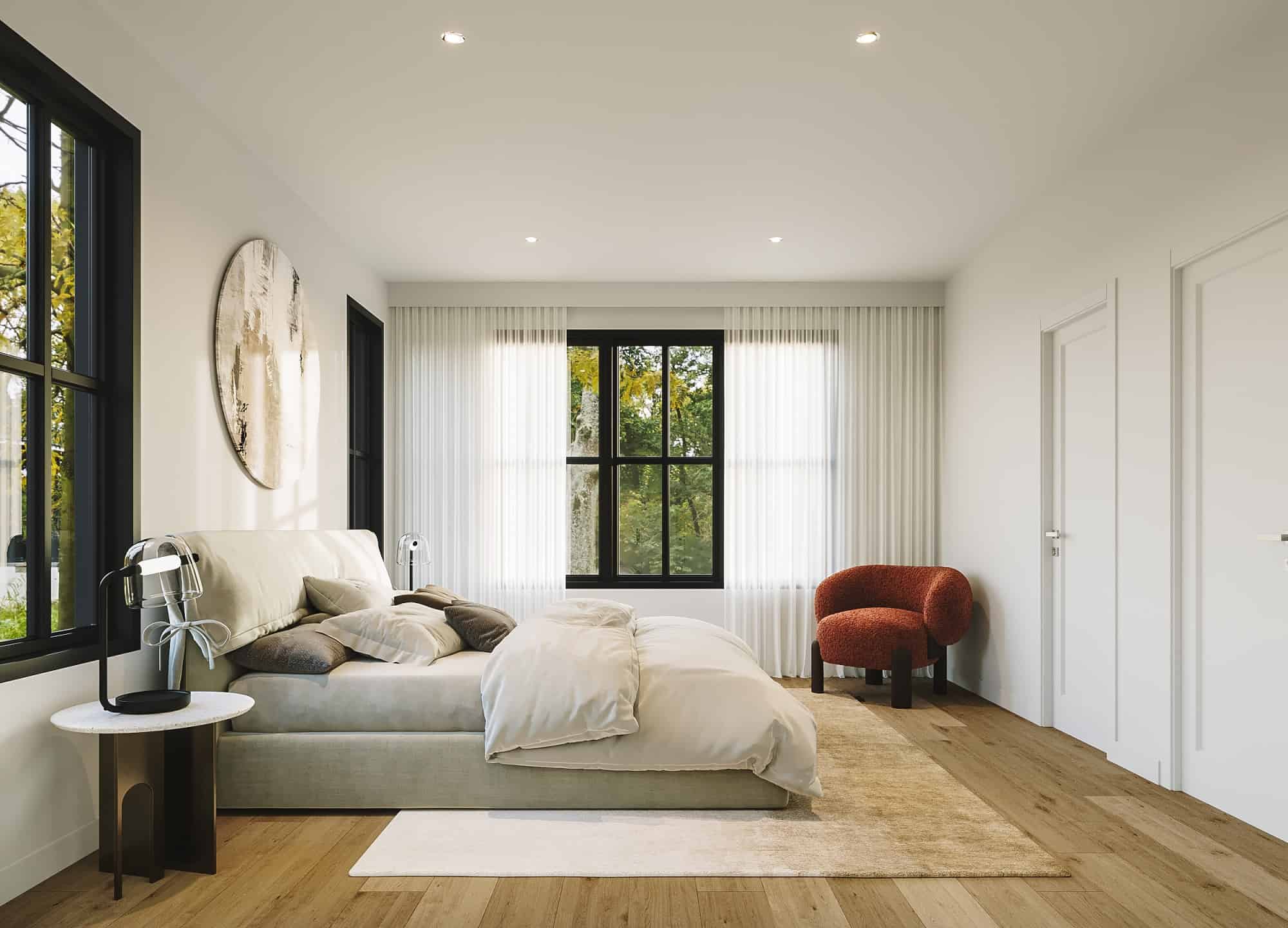 Master Bedroom of this 4-Bedroom,2440 Sq Ft Plan -126-2014