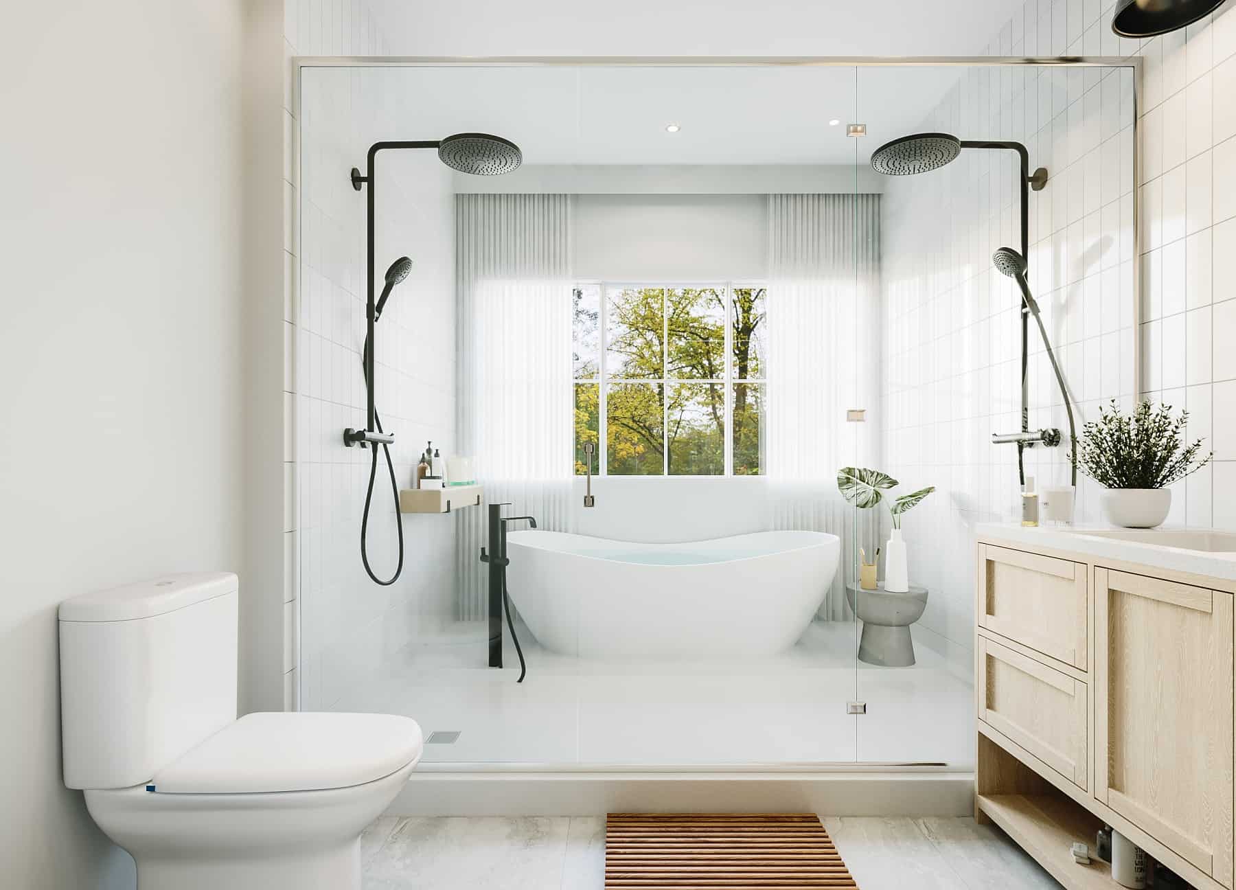 Master Bathroom: Tub of this 3-Bedroom,3012 Sq Ft Plan -126-2020