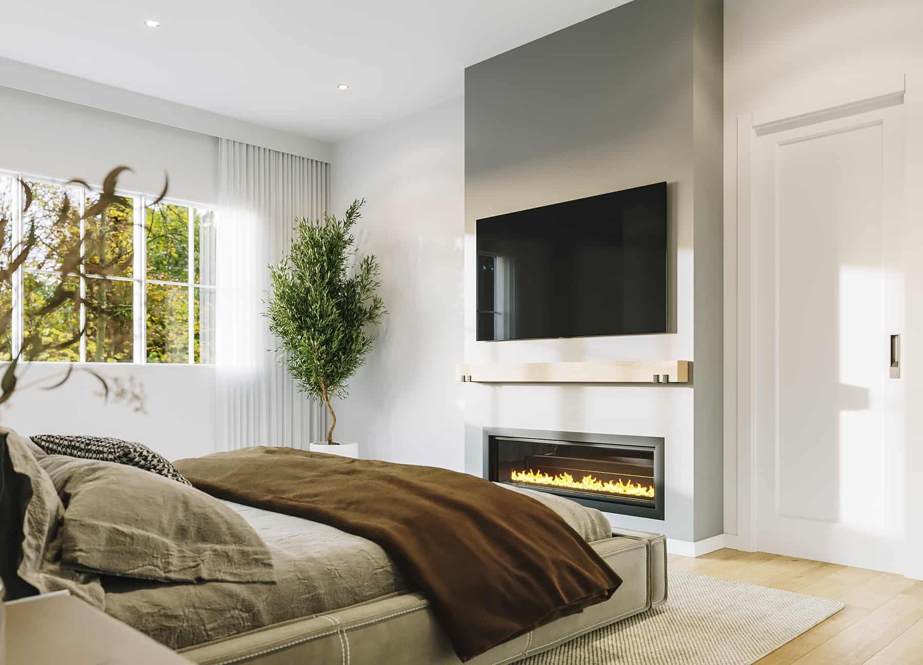 Master Bedroom of this 3-Bedroom,3012 Sq Ft Plan -126-2020