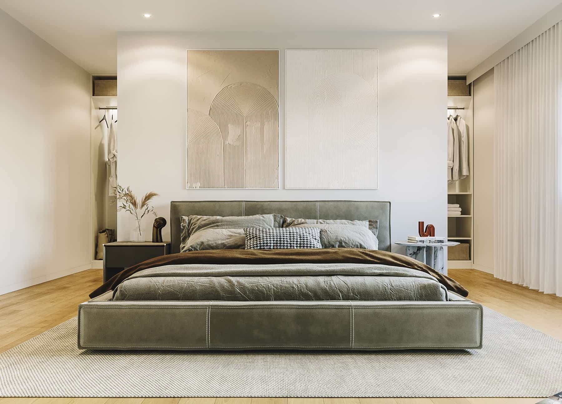 Master Bedroom of this 3-Bedroom,3012 Sq Ft Plan -126-2020
