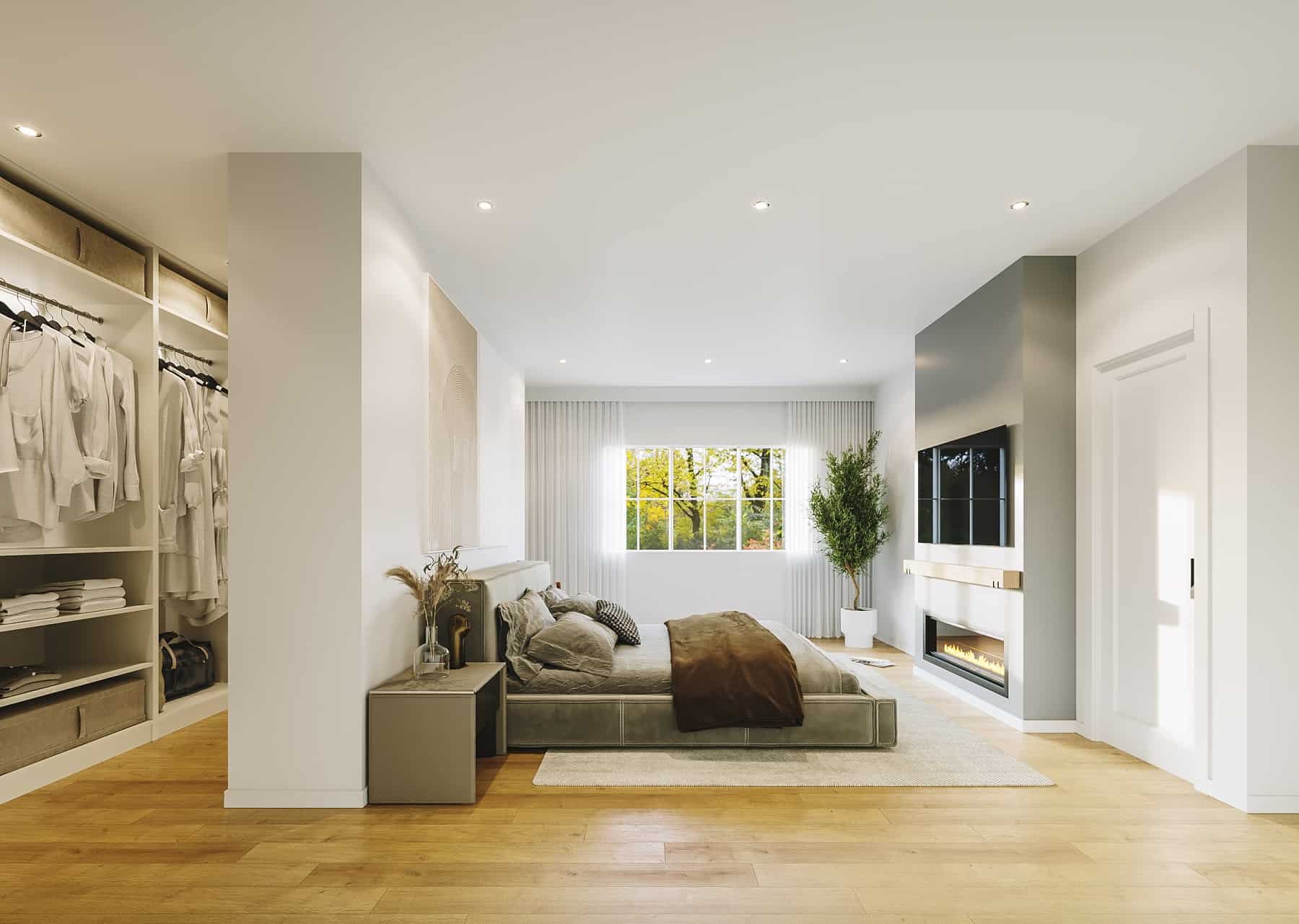 Master Bedroom of this 3-Bedroom,3012 Sq Ft Plan -126-2020