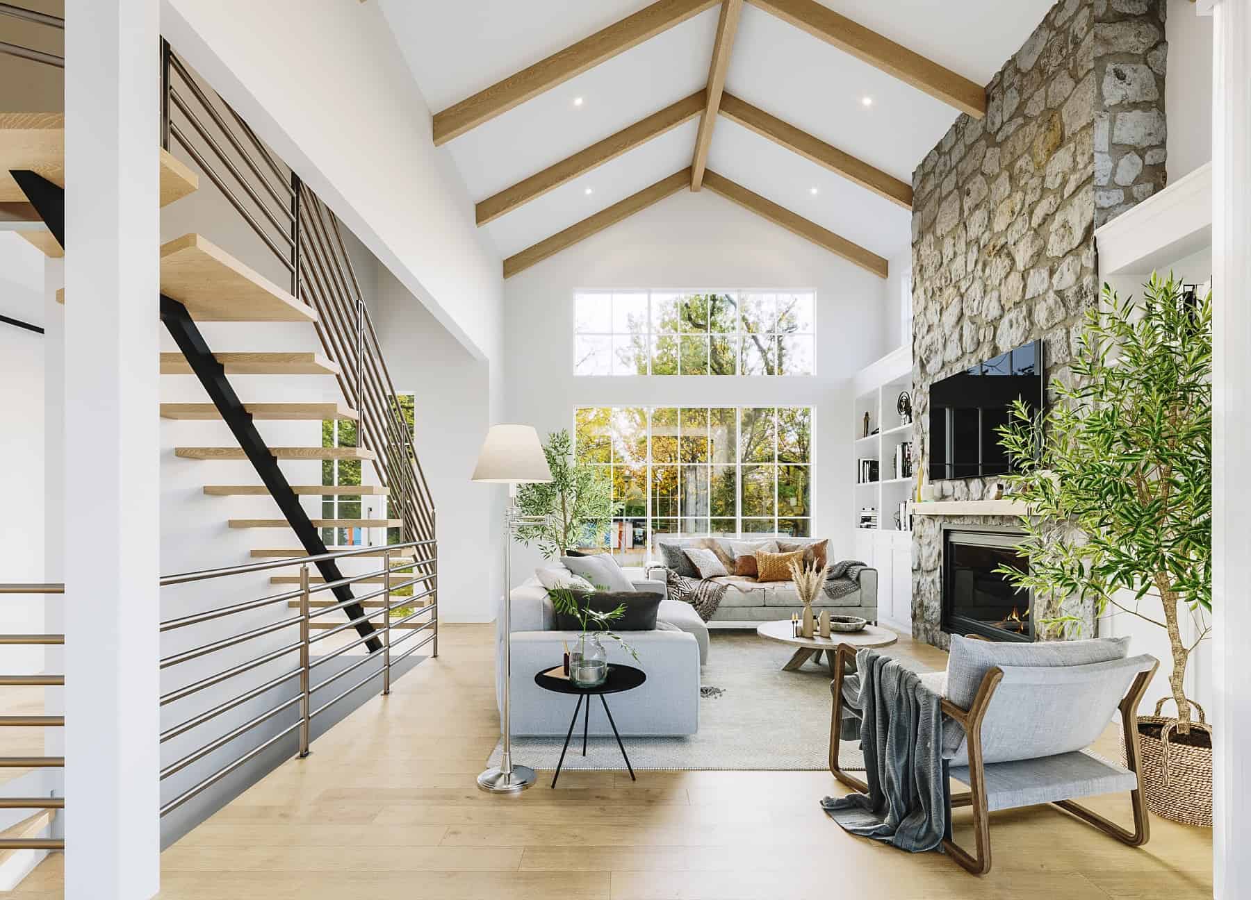 Living Room of this 3-Bedroom,3012 Sq Ft Plan -126-2020