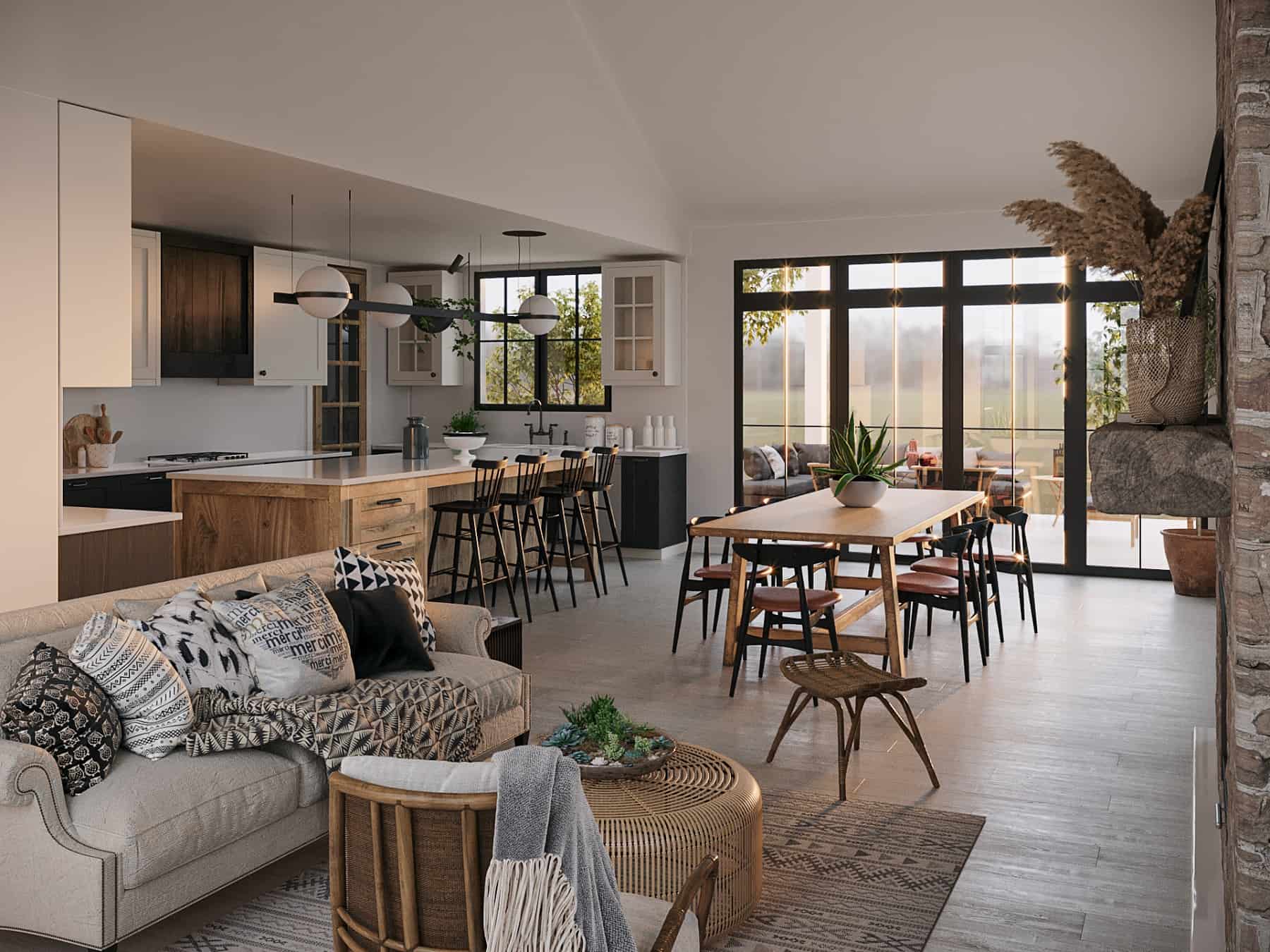 Living Room of this 3-Bedroom,2039 Sq Ft Plan -126-2021