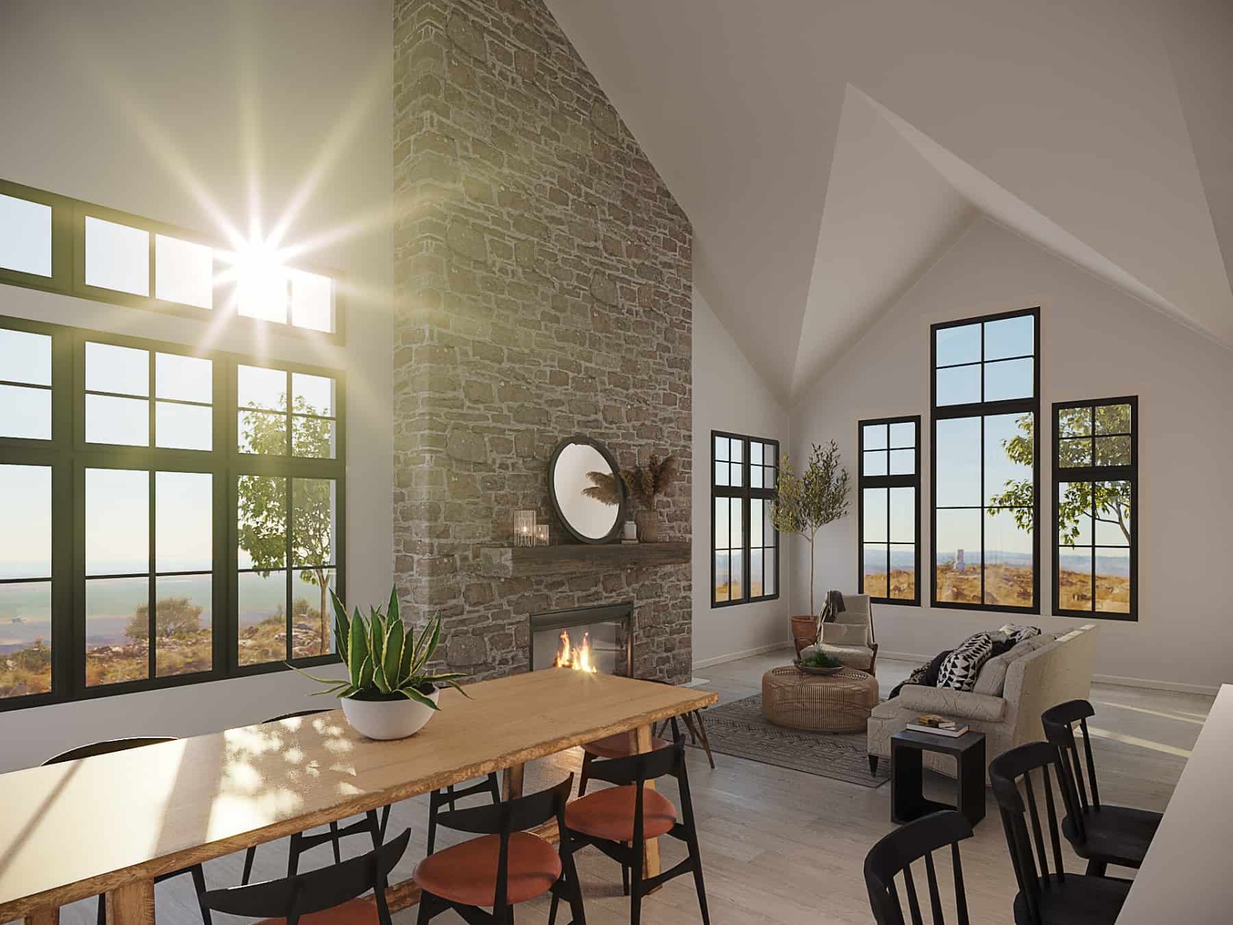 Living Room of this 3-Bedroom,2039 Sq Ft Plan -126-2021
