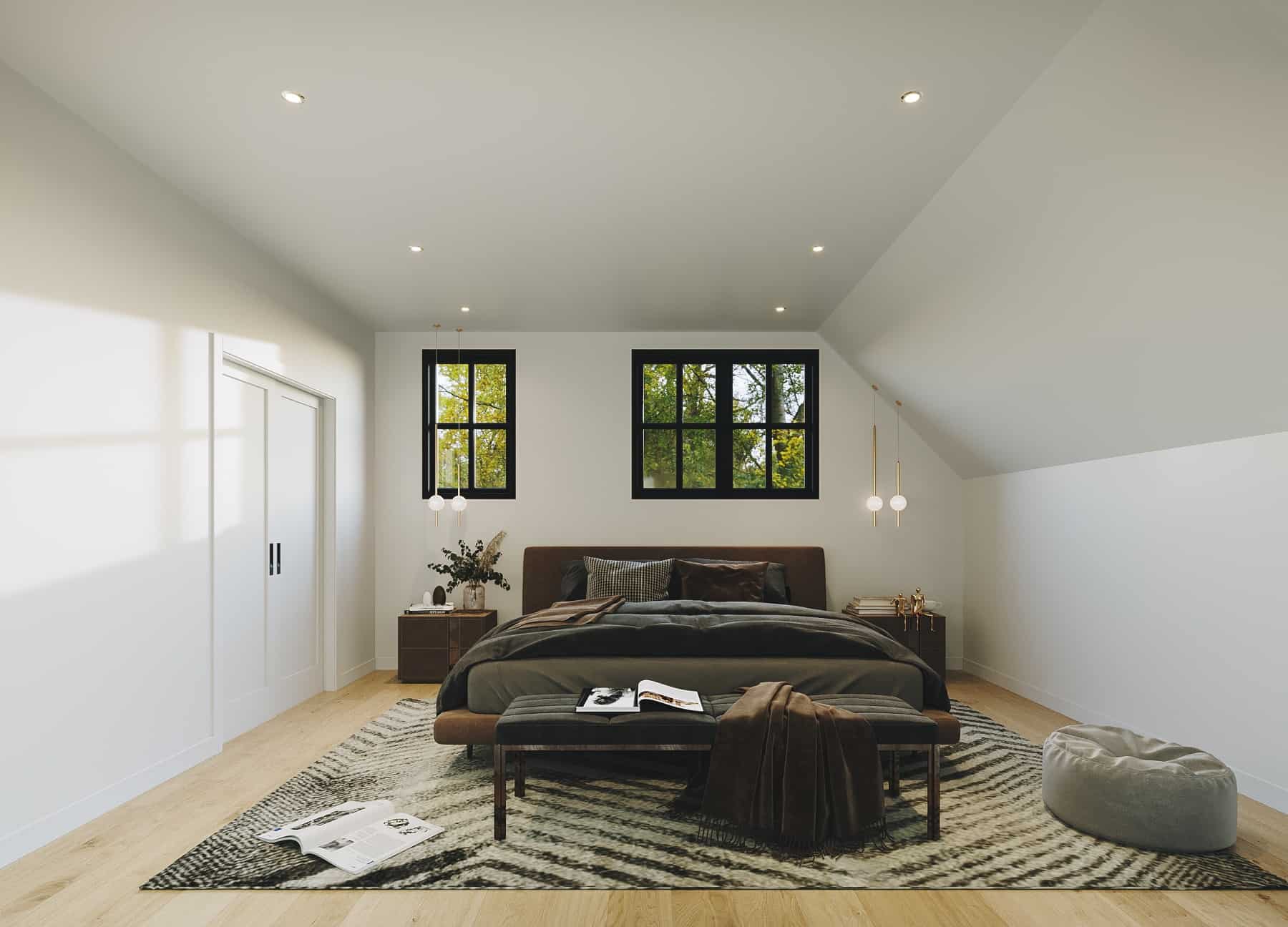 Master Bedroom of this 5-Bedroom,2826 Sq Ft Plan -126-2022