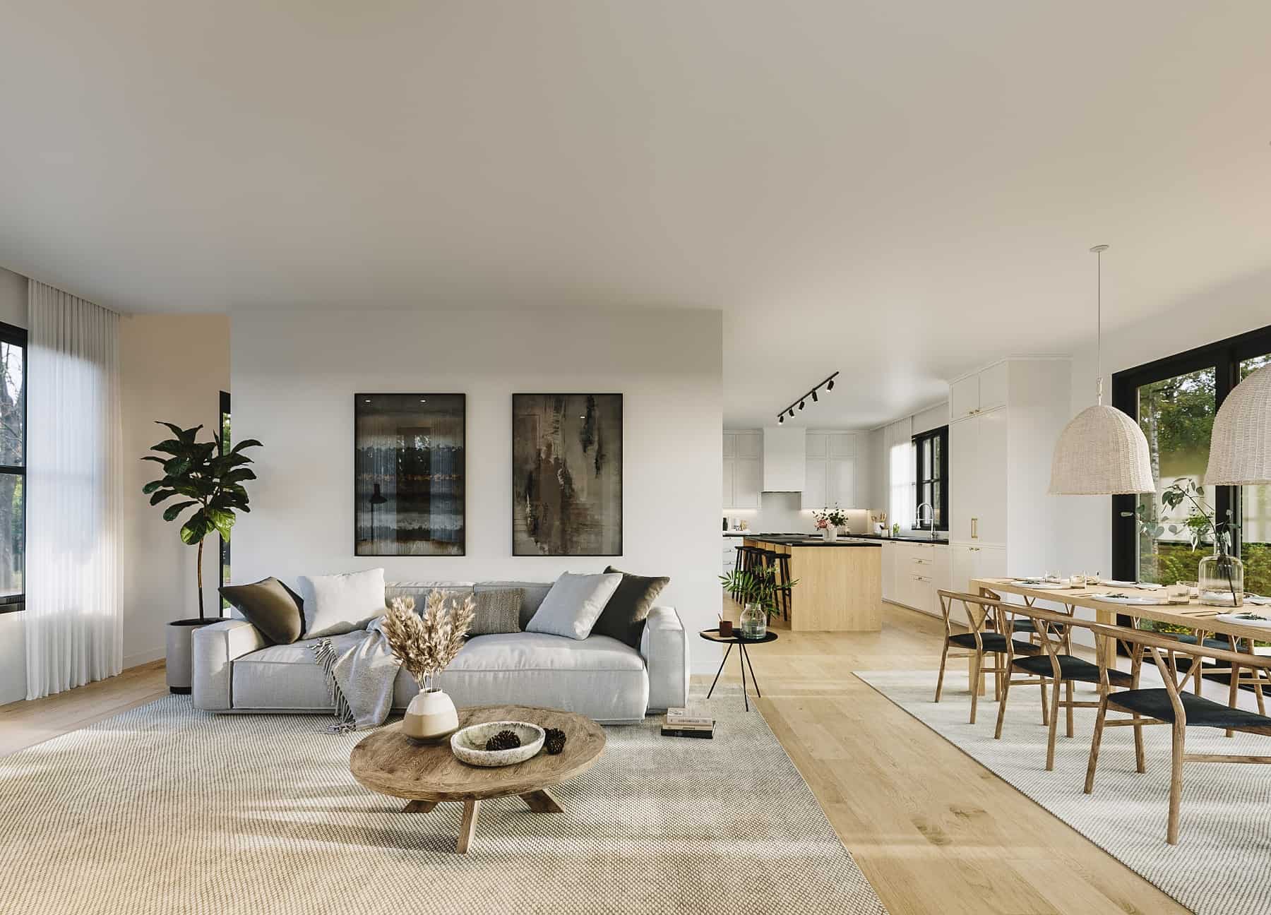 Living Room of this 5-Bedroom,2826 Sq Ft Plan -126-2022