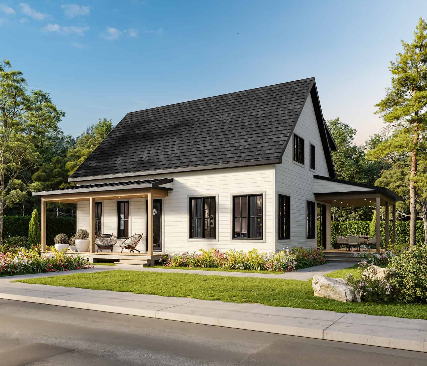 Right Side View of this 5-Bedroom, 2826 Sq Ft Plan - 126-2022
