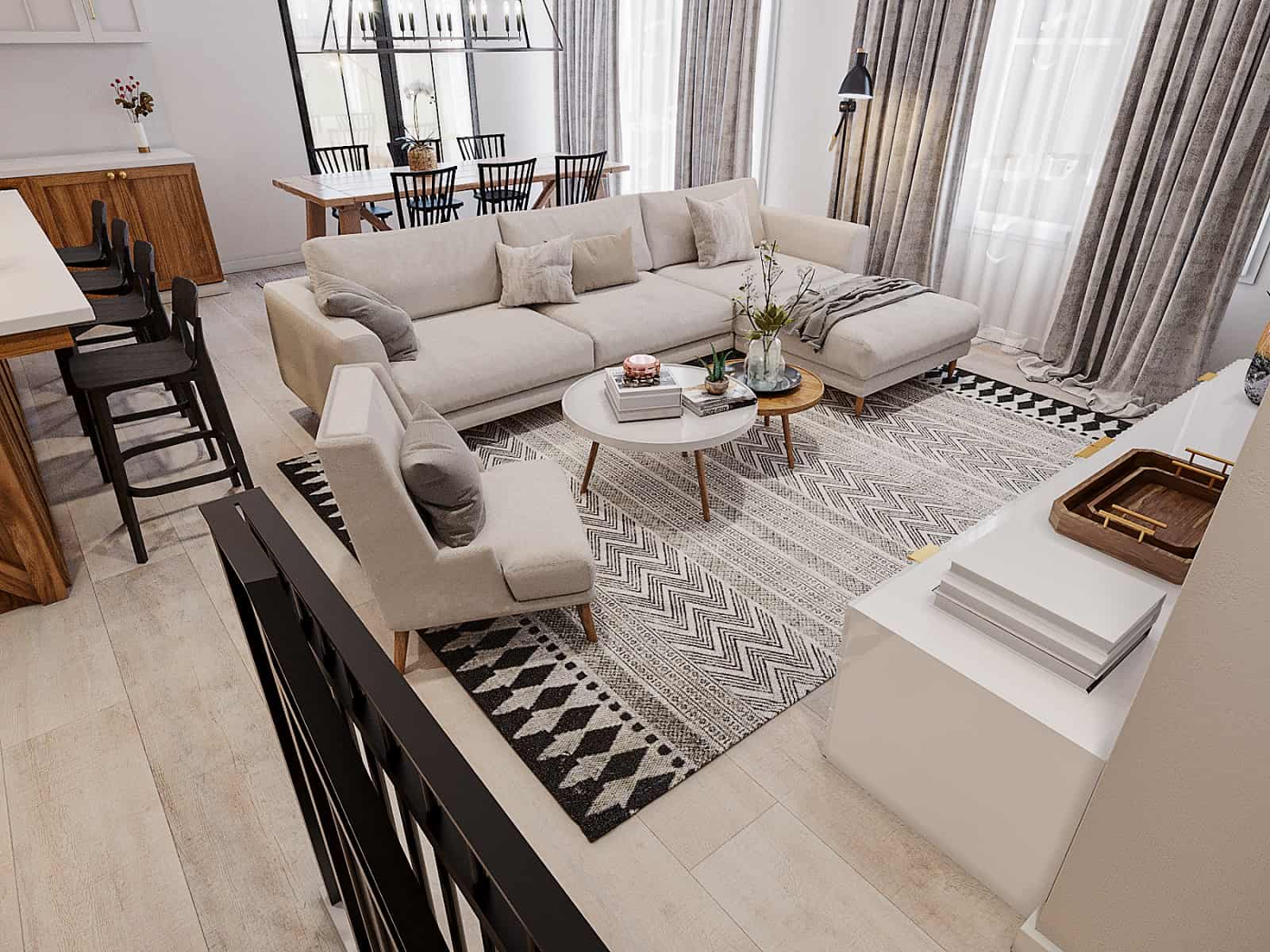 Living Room of this 3-Bedroom,1511 Sq Ft Plan -126-2023