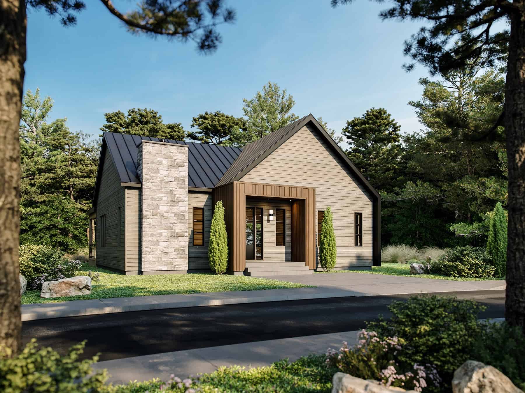 Left Side View of this 4-Bedroom, 2630 Sq Ft Plan - 126-2024
