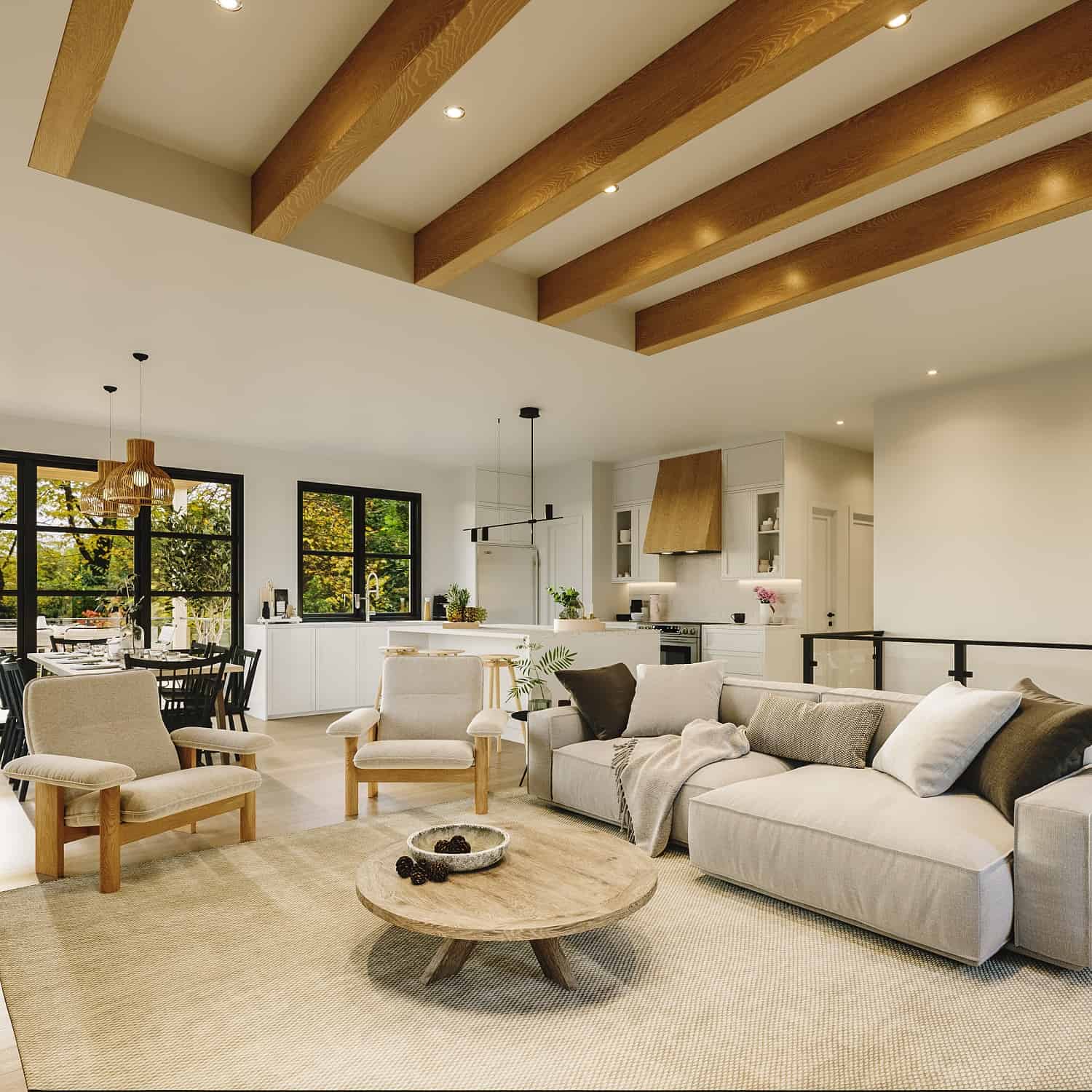 Living Room of this 4-Bedroom,2630 Sq Ft Plan -126-2024