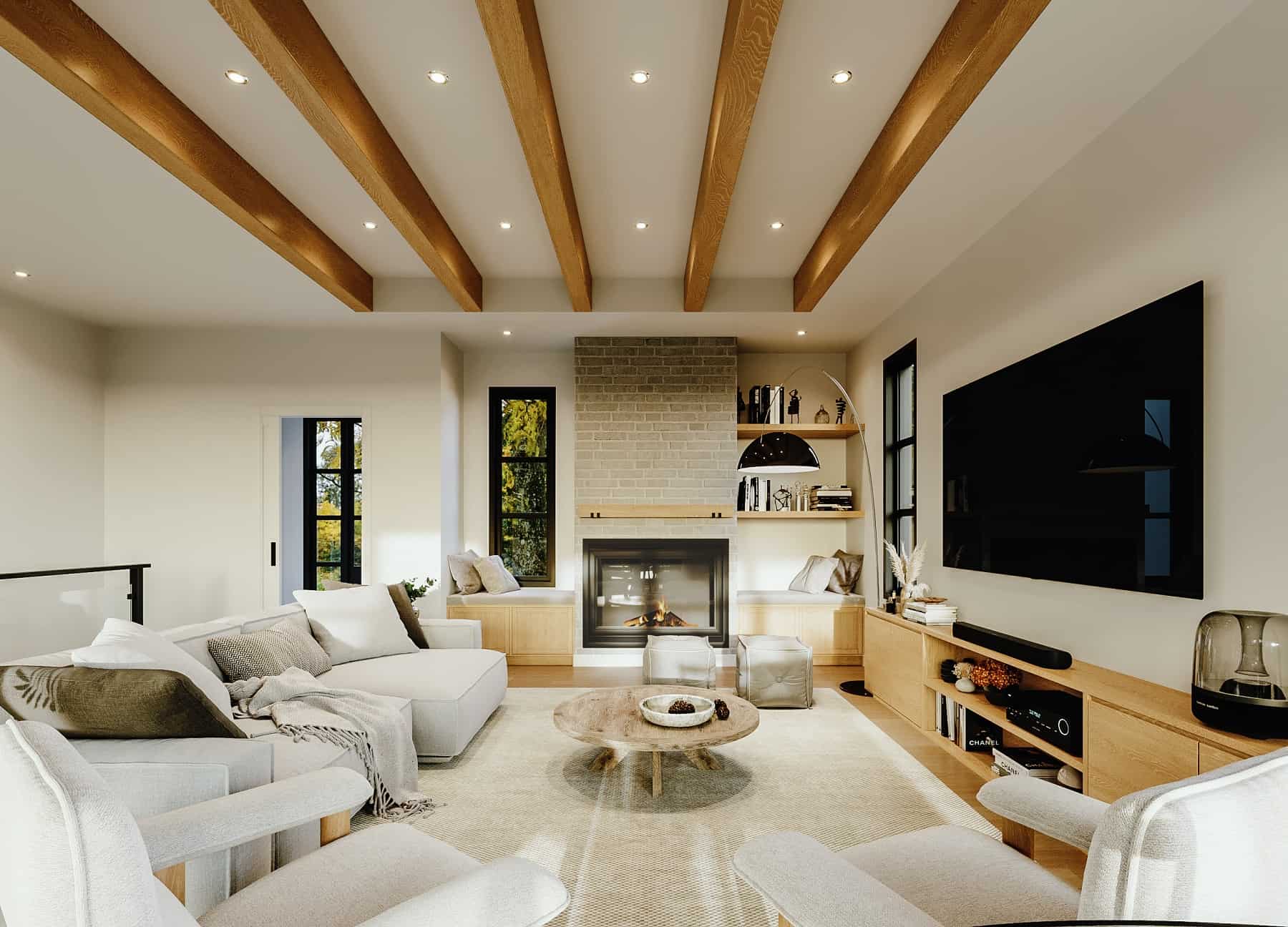 Living Room of this 4-Bedroom,2630 Sq Ft Plan -126-2024