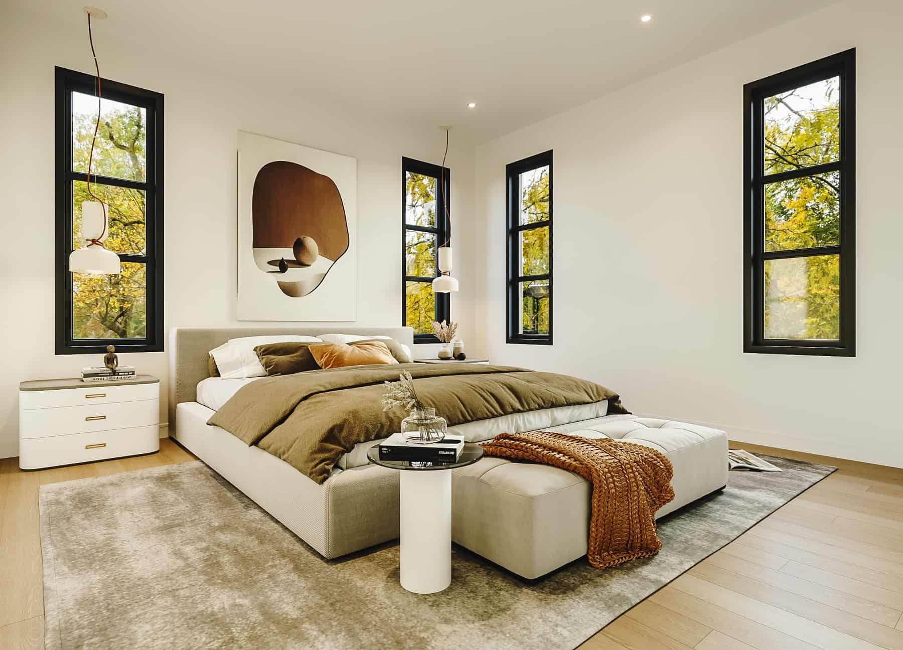 Master Bedroom of this 4-Bedroom,2630 Sq Ft Plan -126-2024