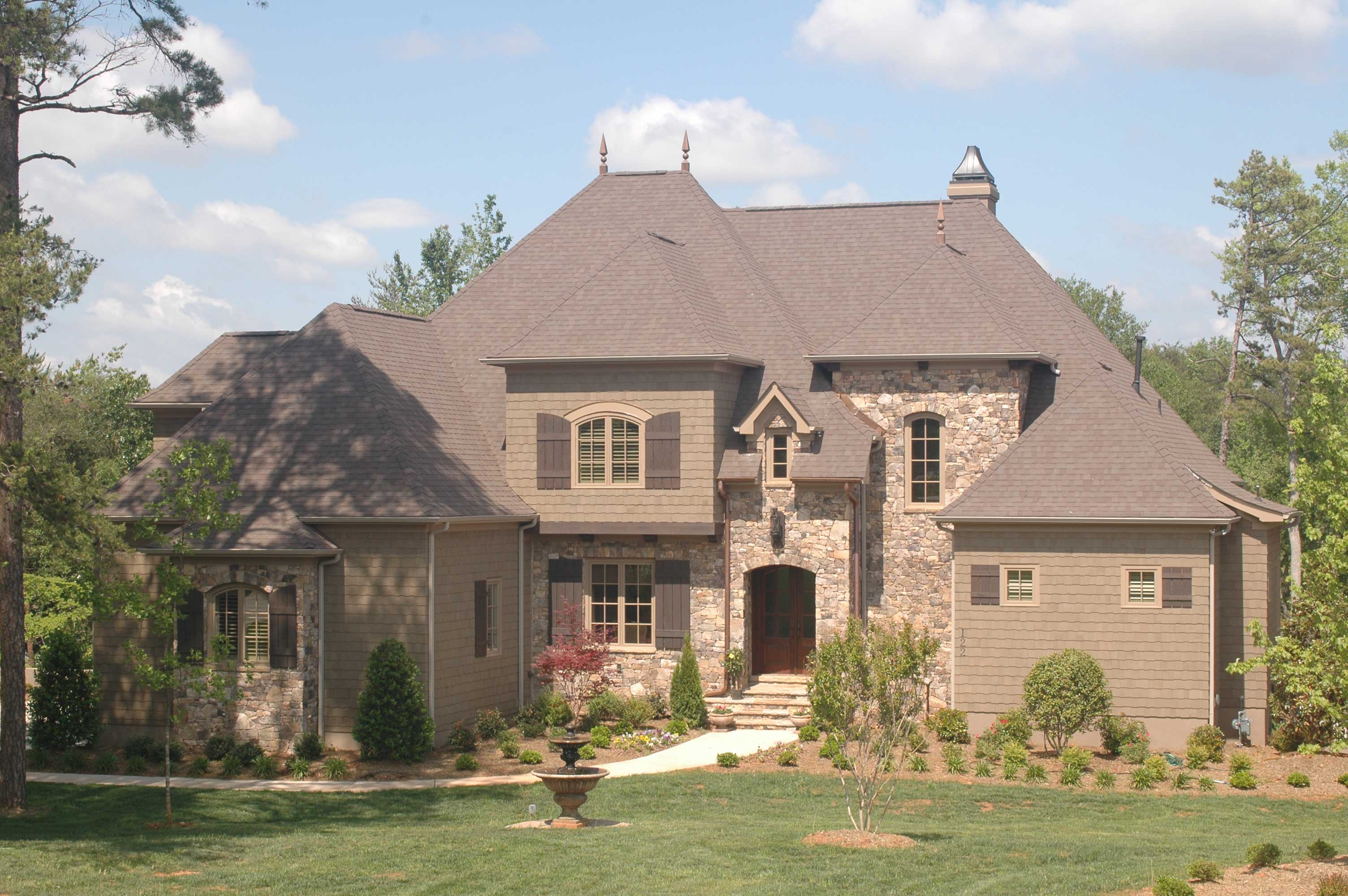 French home plans color photo.