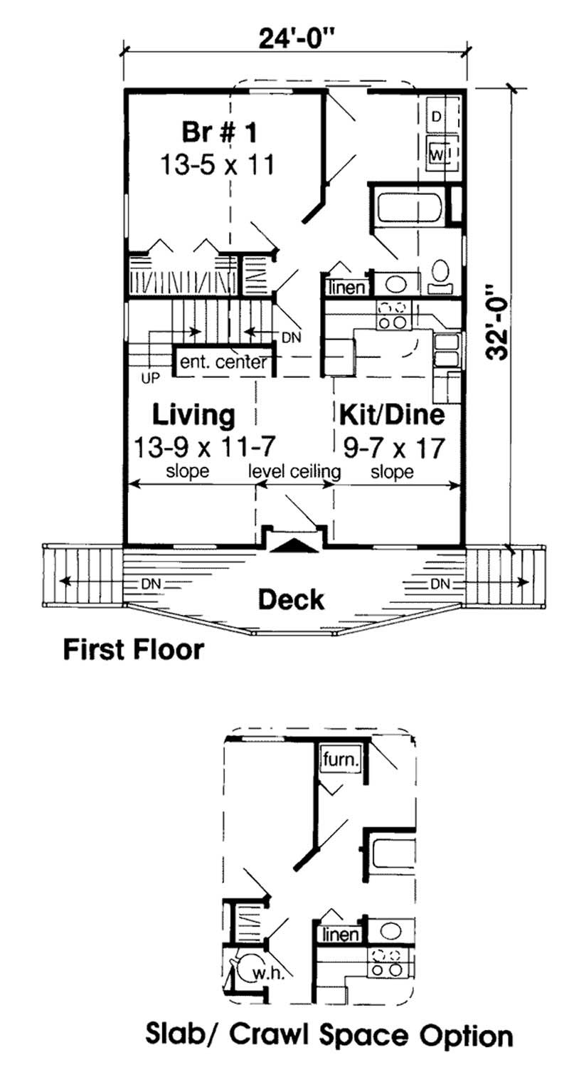 Floor Plan First Story of Country Plan #131-1075
