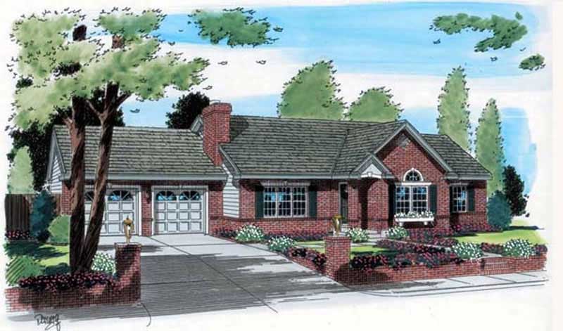 Main image for house plan # 20069