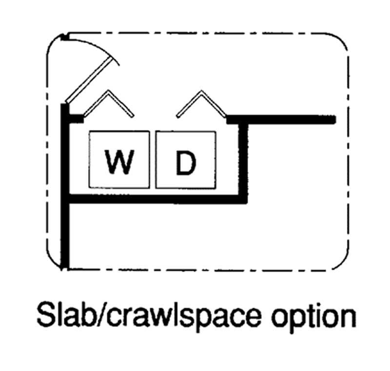 Floor Plan Second Story of Ranch Plan #131-1150