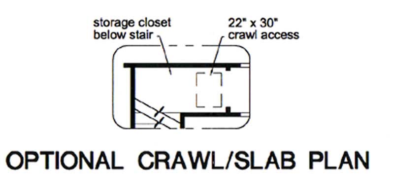 Floor Plan First Story of Colonial Plan #131-1152