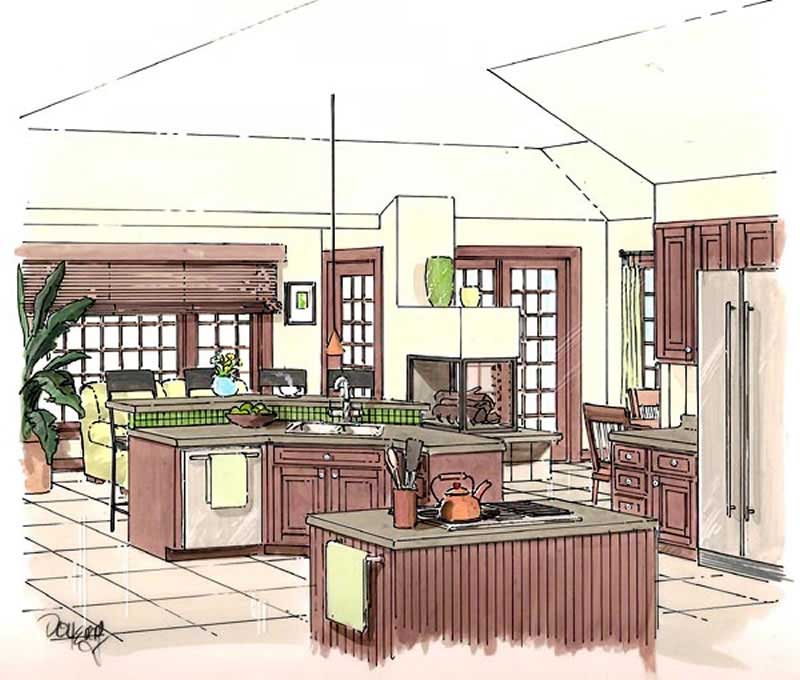 Home Plan Front Elevation of this 4-Bedroom,4064 Sq Ft Plan -131-1166