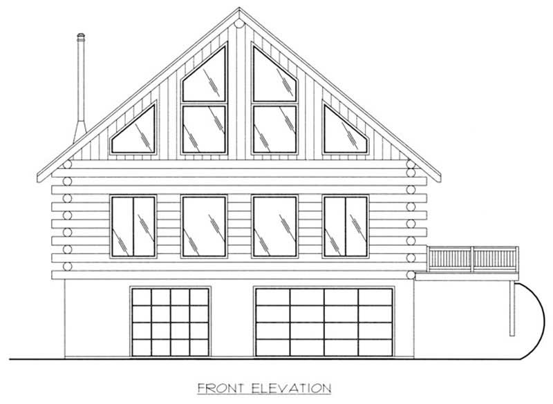 Home Plan Front Elevation of this 3-Bedroom,2368 Sq Ft Plan -132-1185