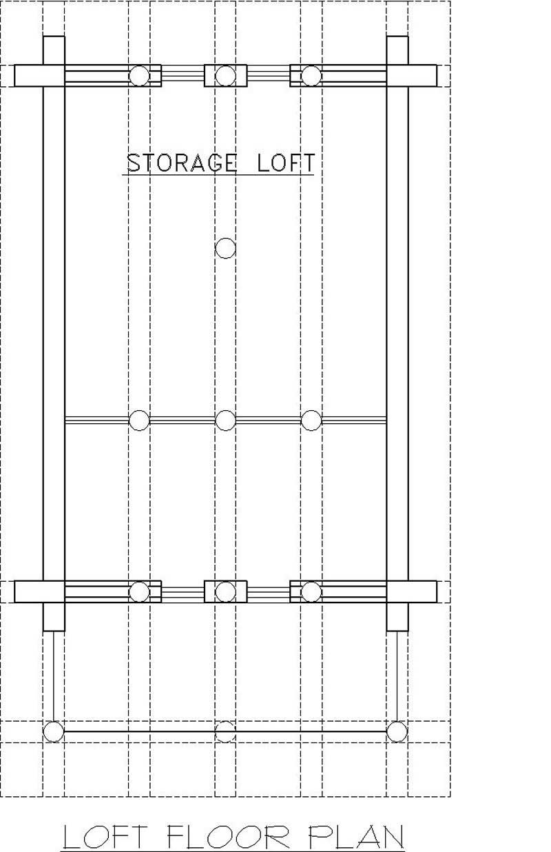 Floor Plan Second Story of Ranch Plan #132-1281