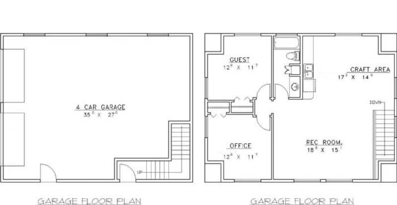 Floor Plan First Story of Plan #132-1312